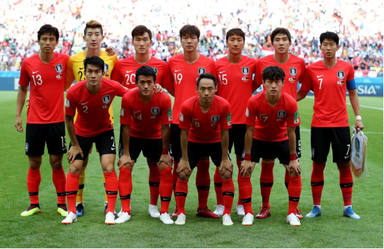 韩国,孙兴慜,李在城,郑优营,金玟哉