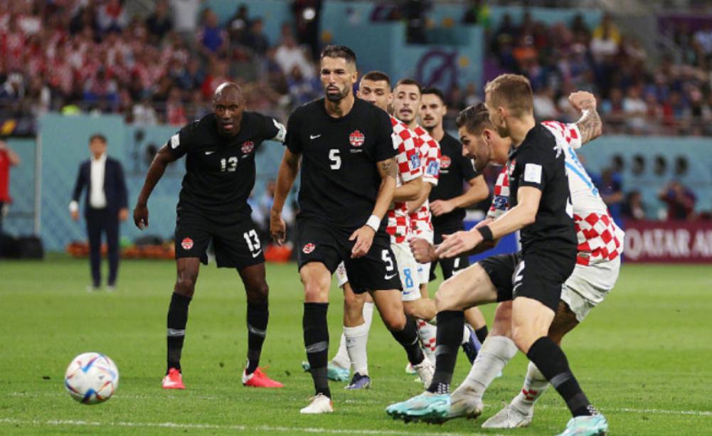 2022年加拿大世界杯,加拿大队,克罗地亚队,出局,小组